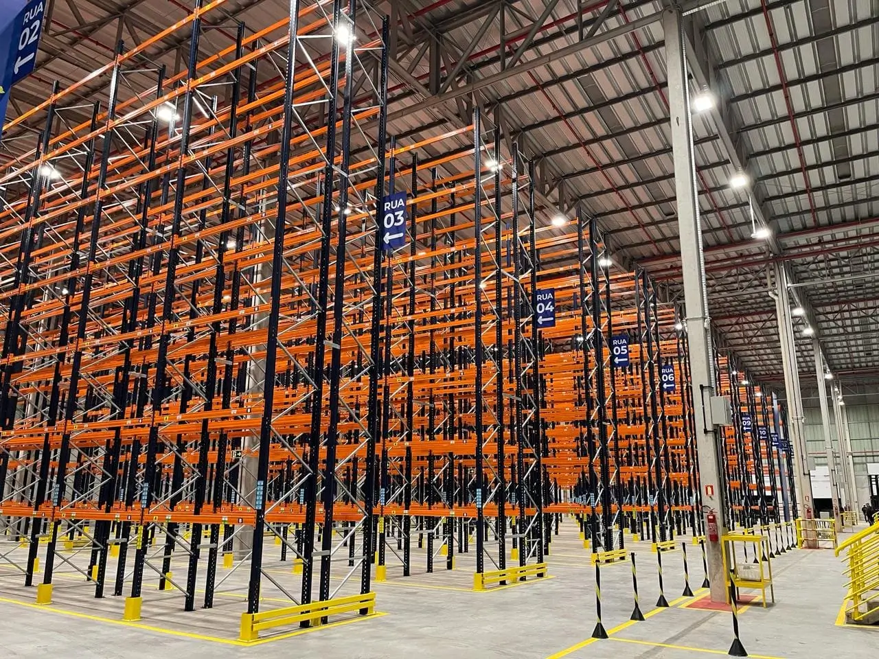 Porta Paletes — sistema de armazenagem industrial